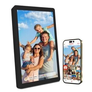 Right In Stride Wireless Digital Picture & Video Frame Tablet in Black